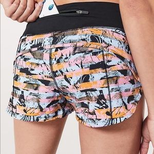 Lululemon Speed Up Shorts 2” Multi Color